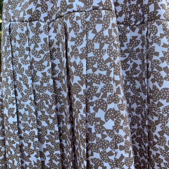 Vintage Pleated Mushroom Skirt - Picture 4 of 13